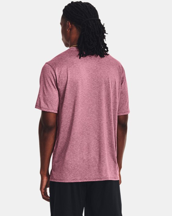 Men's UA Tech™ Vent Short Sleeve in Pink image number 1